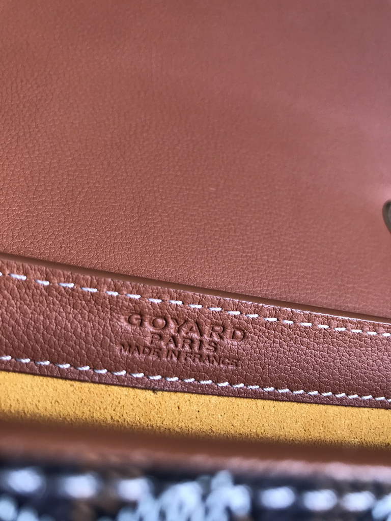 Goyard 233 Strap Bag, GY020213 Goyardine Canvas Brown