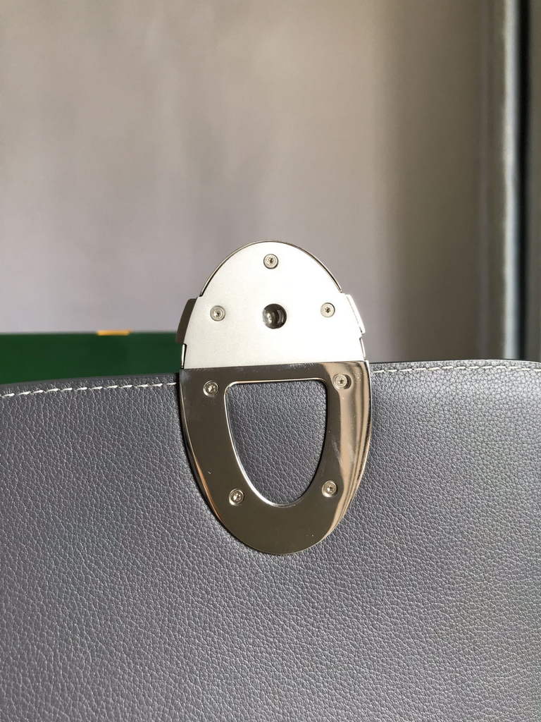 Goyard 233 Strap Bag, GY020213 Goyardine Canvas Gray