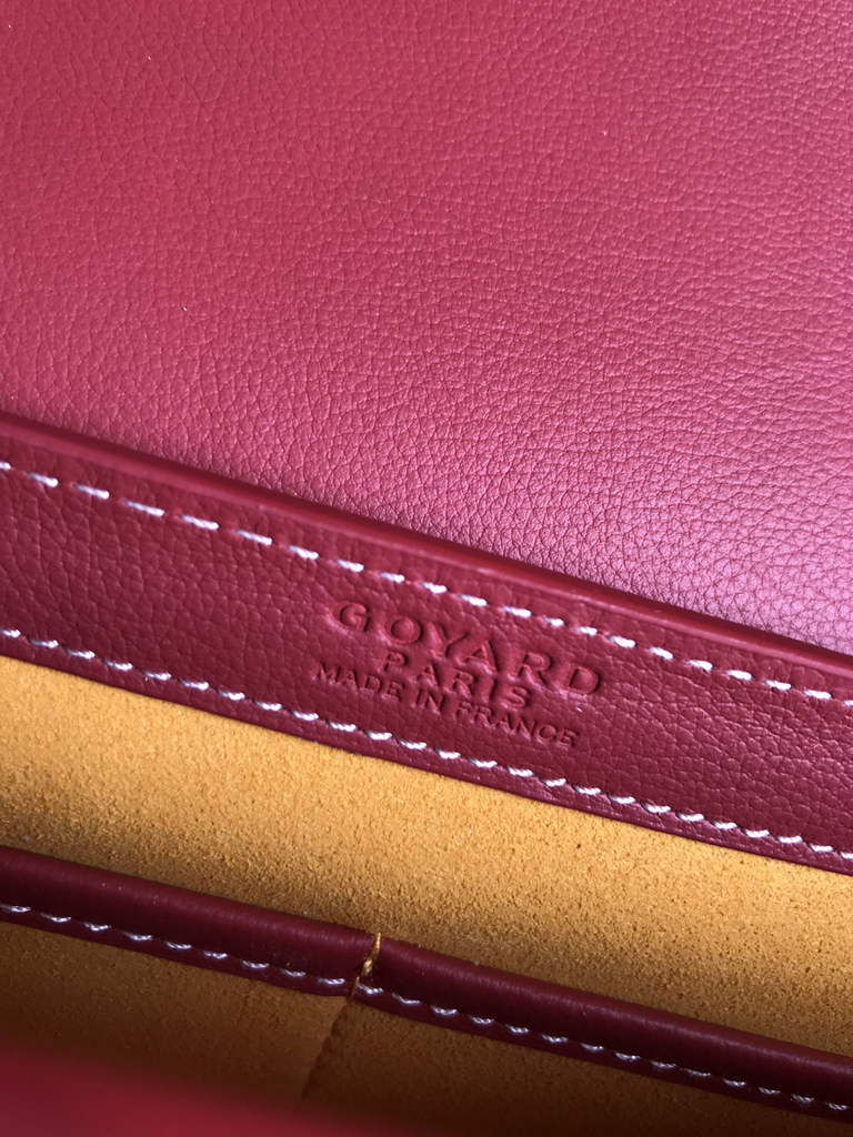 Goyard 233 Strap Bag, GY020213 Goyardine Canvas Red