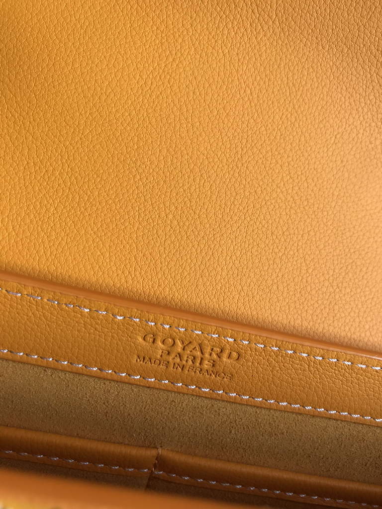 Goyard 233 Strap Bag, GY020213 Goyardine Canvas Yellow