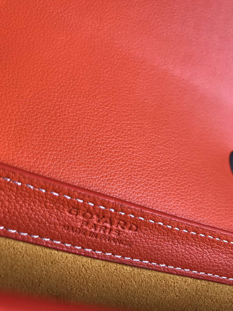 Goyard 233 Strap Bag, GY020213 Goyardine Canvas Orange