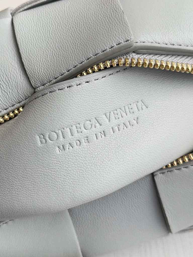 Bottega Veneta Small Brick Cassette 729166 Lambskin Gray