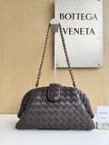 Bottega Veneta Teen Lauren 1980 With Chain 785807 Lambskin Coffee