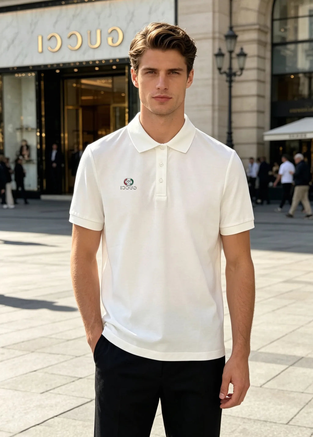 Gucci T-shirt GG Polo Shirts Men 648600