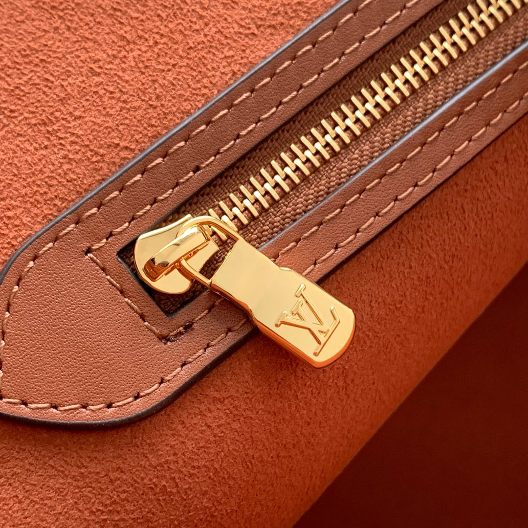 Louis Vuitton Neverfull MM Bag M12467 Brown Epi grained leather