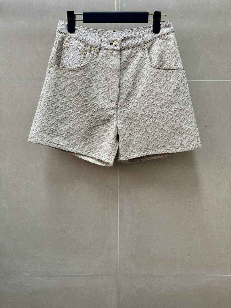 Louis Vuitton Monogram Fil Coupé Mini Shorts 1AK1M1