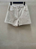 Louis Vuitton Monogram Fil Coupé Mini Shorts 1AK1M1