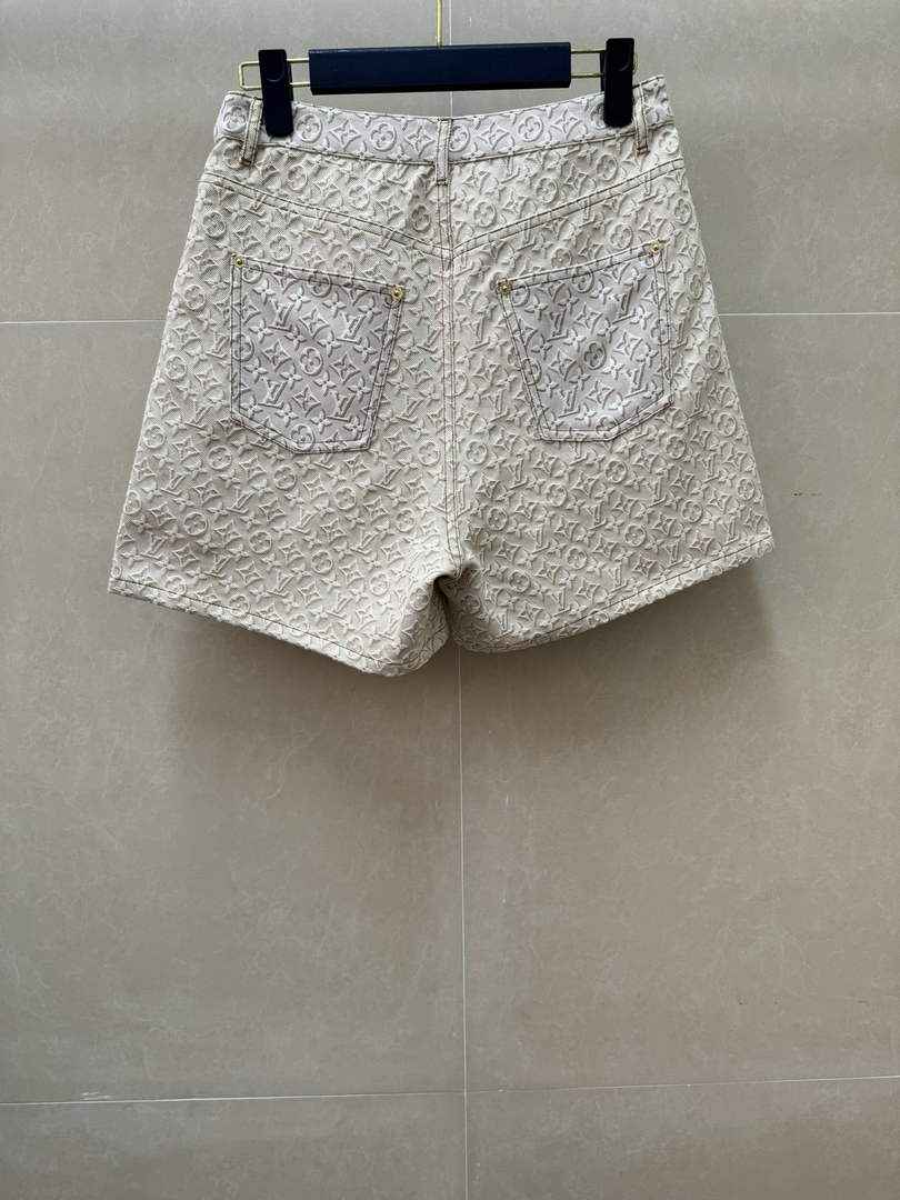 Louis Vuitton Monogram Fil Coupé Mini Shorts 1AK1M1