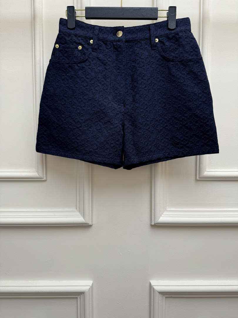 Louis Vuitton Monogram Fil Coupé Mini Shorts 1AK1M2