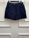 Louis Vuitton Monogram Fil Coupé Mini Shorts 1AK1M2