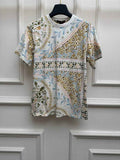 Louis Vuitton Flower Foulard Short-Sleeved T-Shirt 1AK1M1
