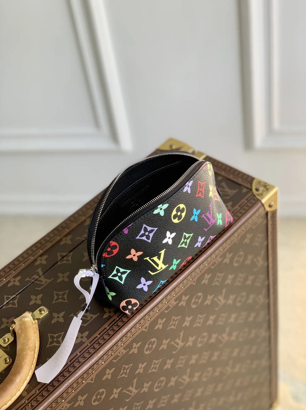 Louis Vuitton LV x TM Cosmetic Pouch PM Bag - M13744 Black