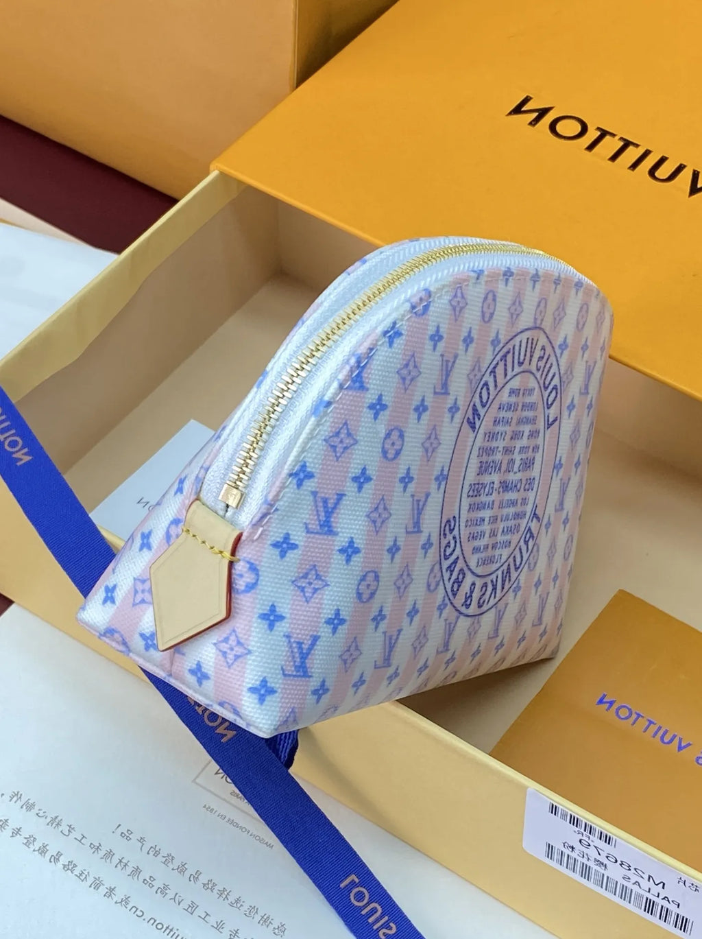 Louis Vuitton Pochette Cosmétique PM Bag - M28679 Blue
