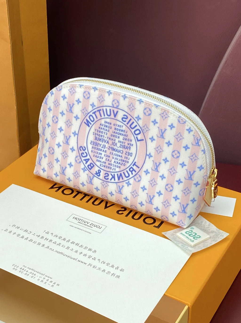 Louis Vuitton Pochette Cosmétique PM Bag - M28679 Blue