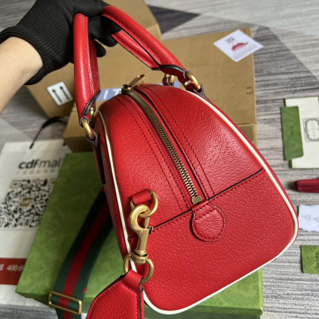 adidas x Gucci 702397 mini duffle bag Red