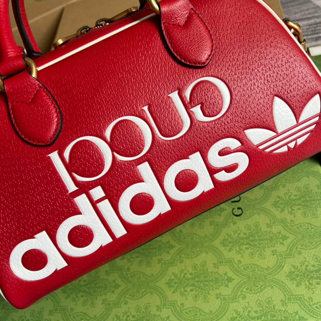 adidas x Gucci 702397 mini duffle bag Red
