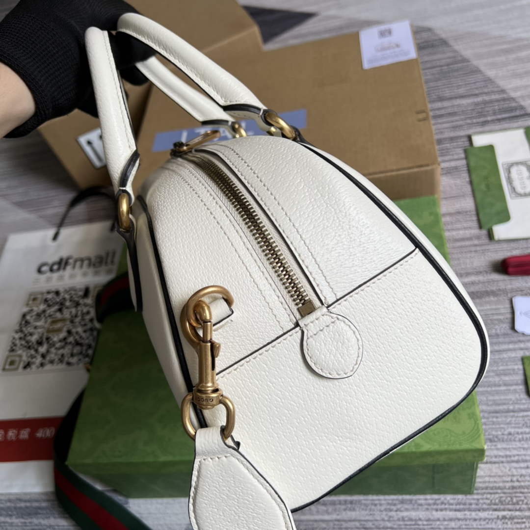 adidas x Gucci 702397 mini duffle bag White