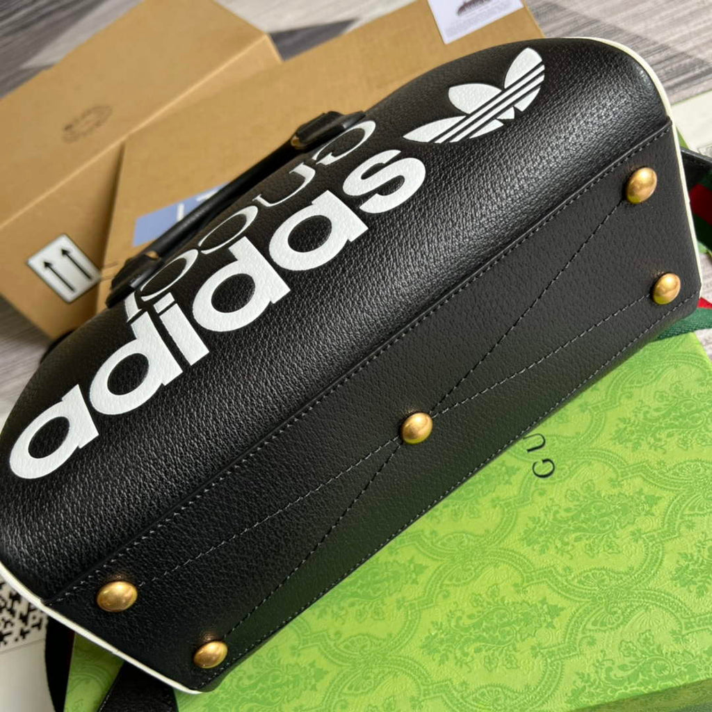 adidas x Gucci 702397 mini duffle bag black