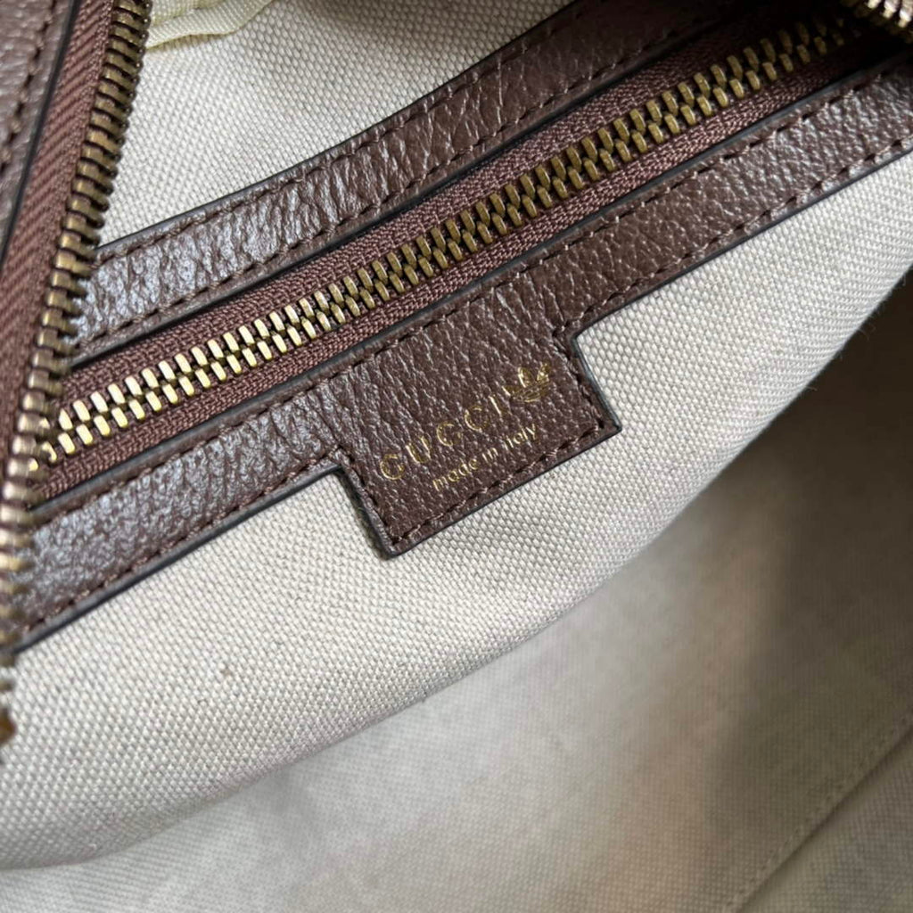 adidas x Gucci 702397 mini duffle bag brown