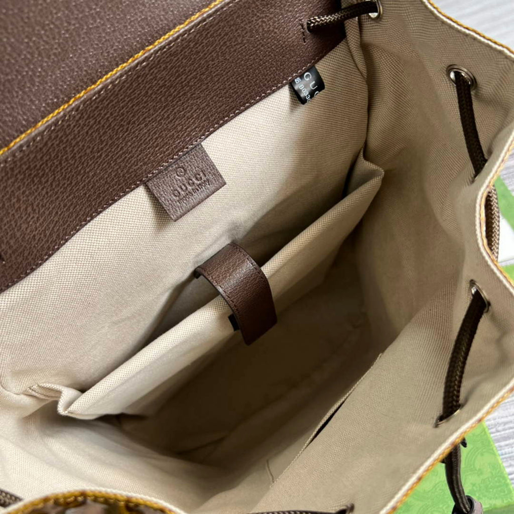 adidas x Gucci backpack ‎495563 Beige and brown