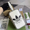 adidas x Gucci mini top handle bag 702387 White leather