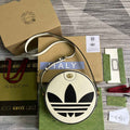 adidas x Gucci Ophidia shoulder bag 702626 White leather
