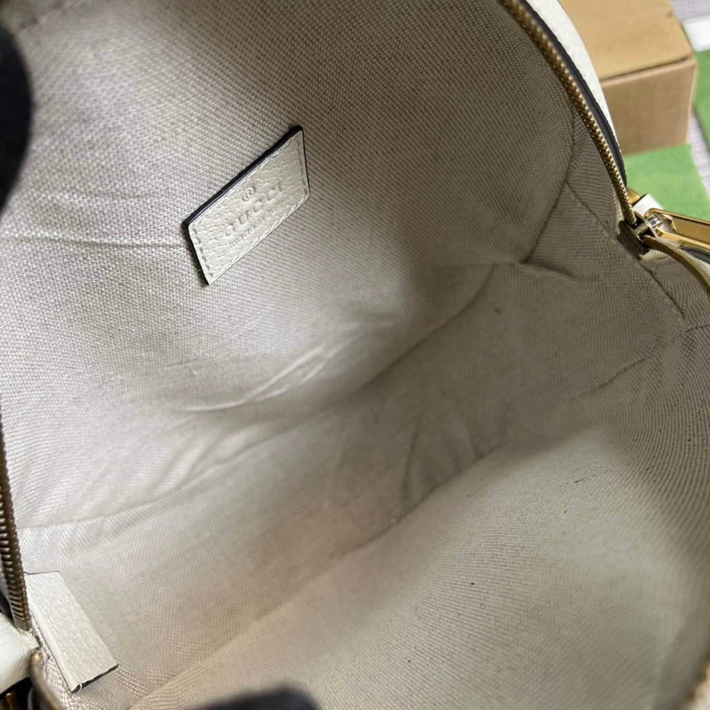 adidas x Gucci Ophidia shoulder bag 702626 White leather