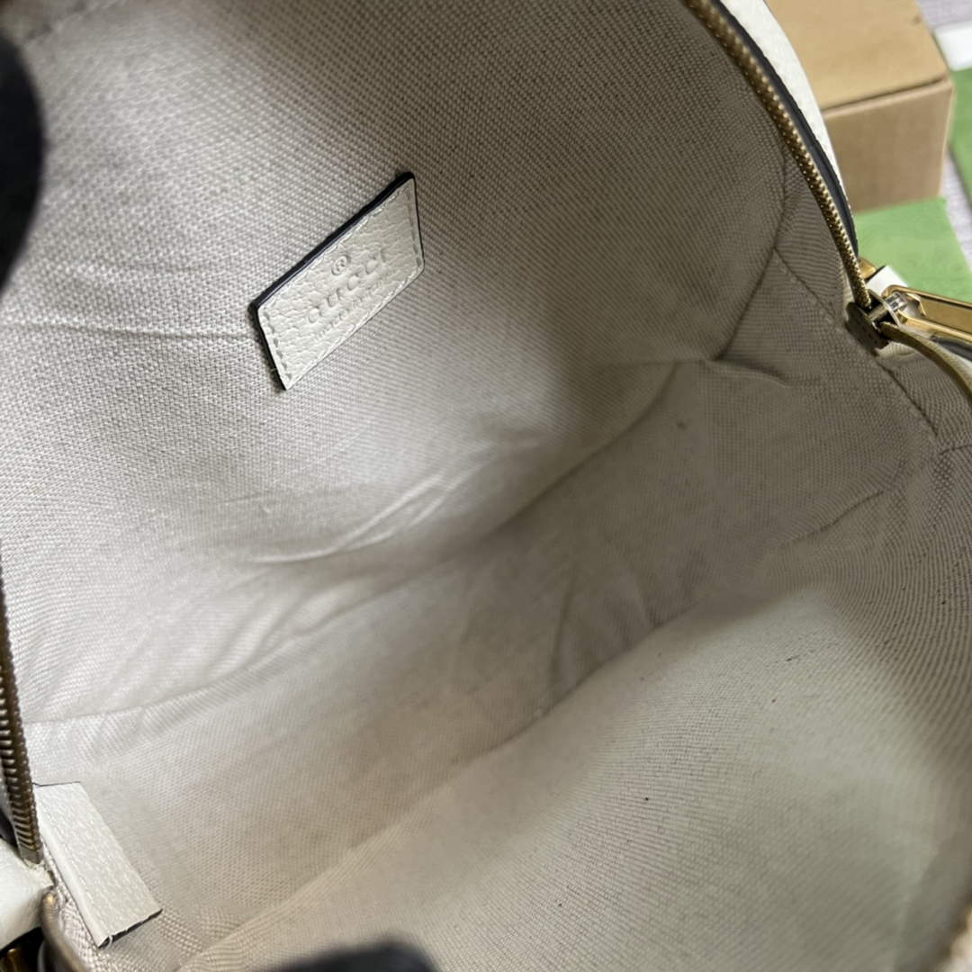 adidas x Gucci Ophidia shoulder bag 702626 White leather