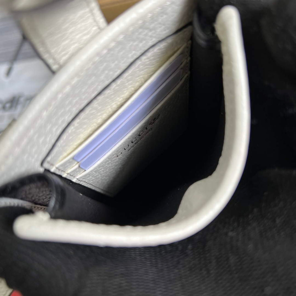 adidas x Gucci phone case 702203 Black and off-white leather