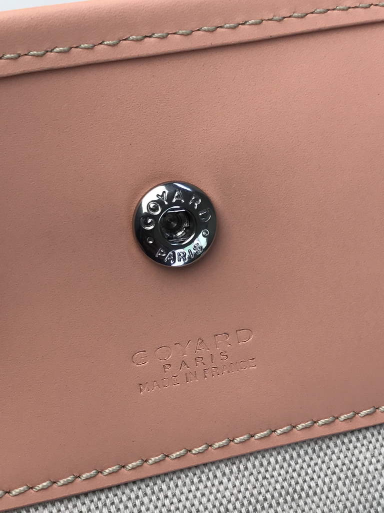 Goyard Aligre Bag, GY120182 Raffia Pink Leather