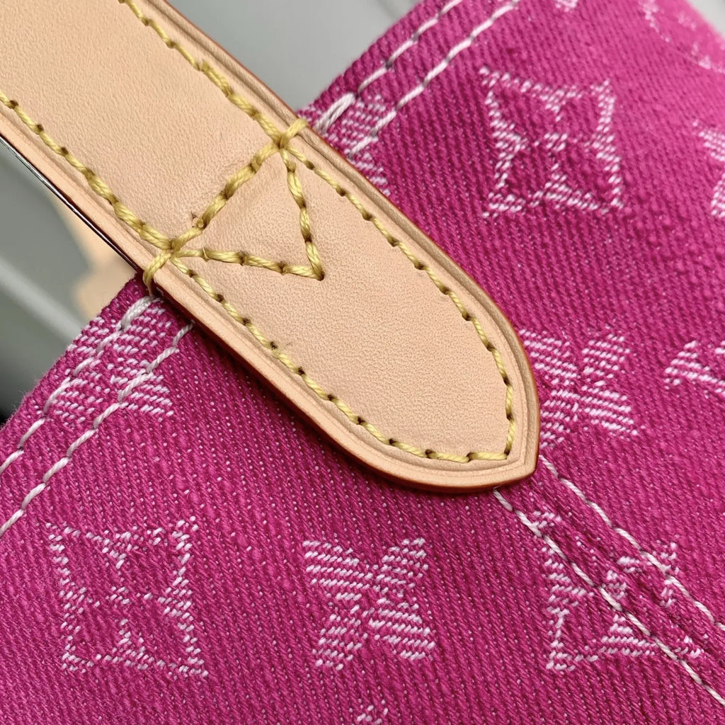 Louis Vuitton All In BB Bag, M27626 Fuchsia Denim