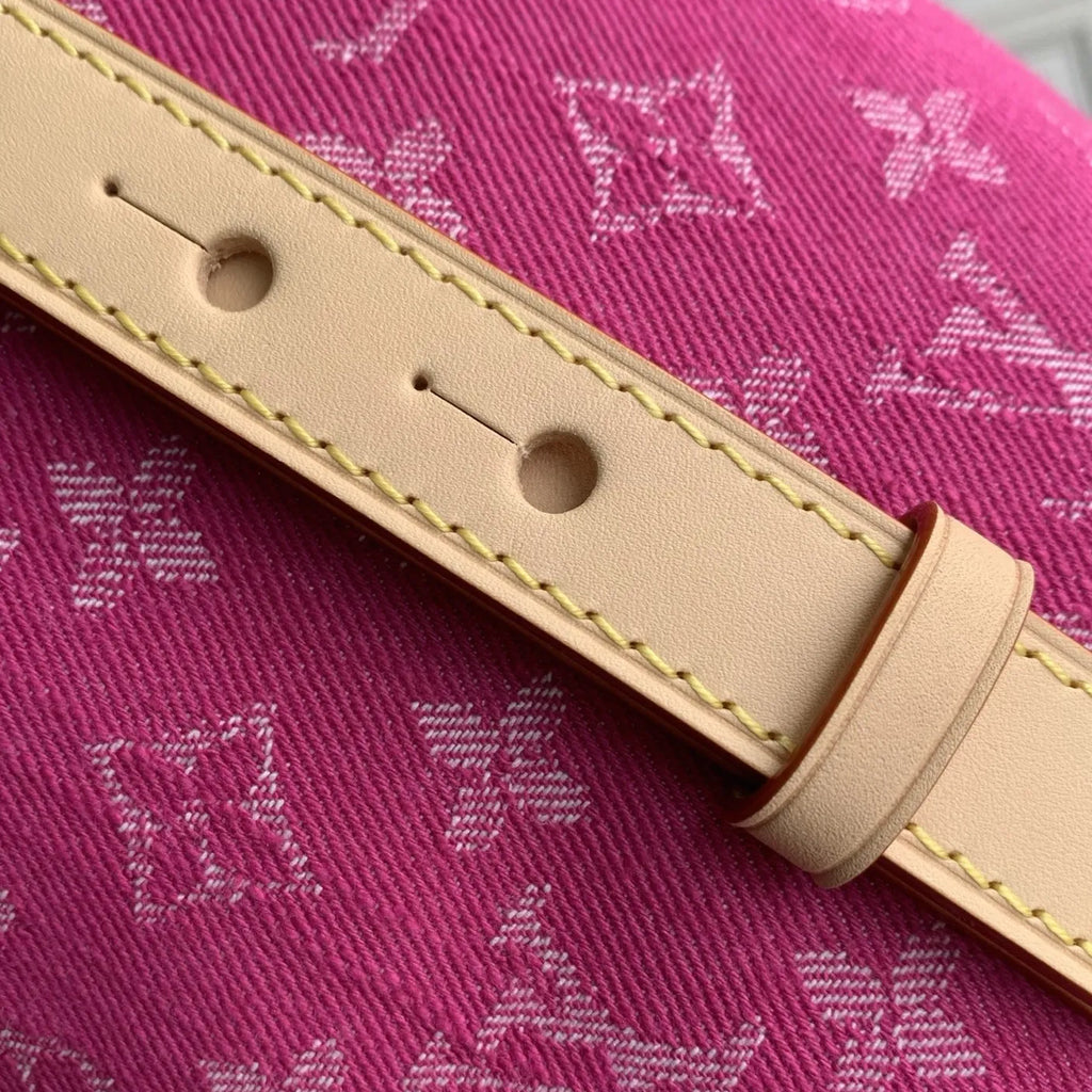 Louis Vuitton All In BB Bag, M27626 Fuchsia Denim