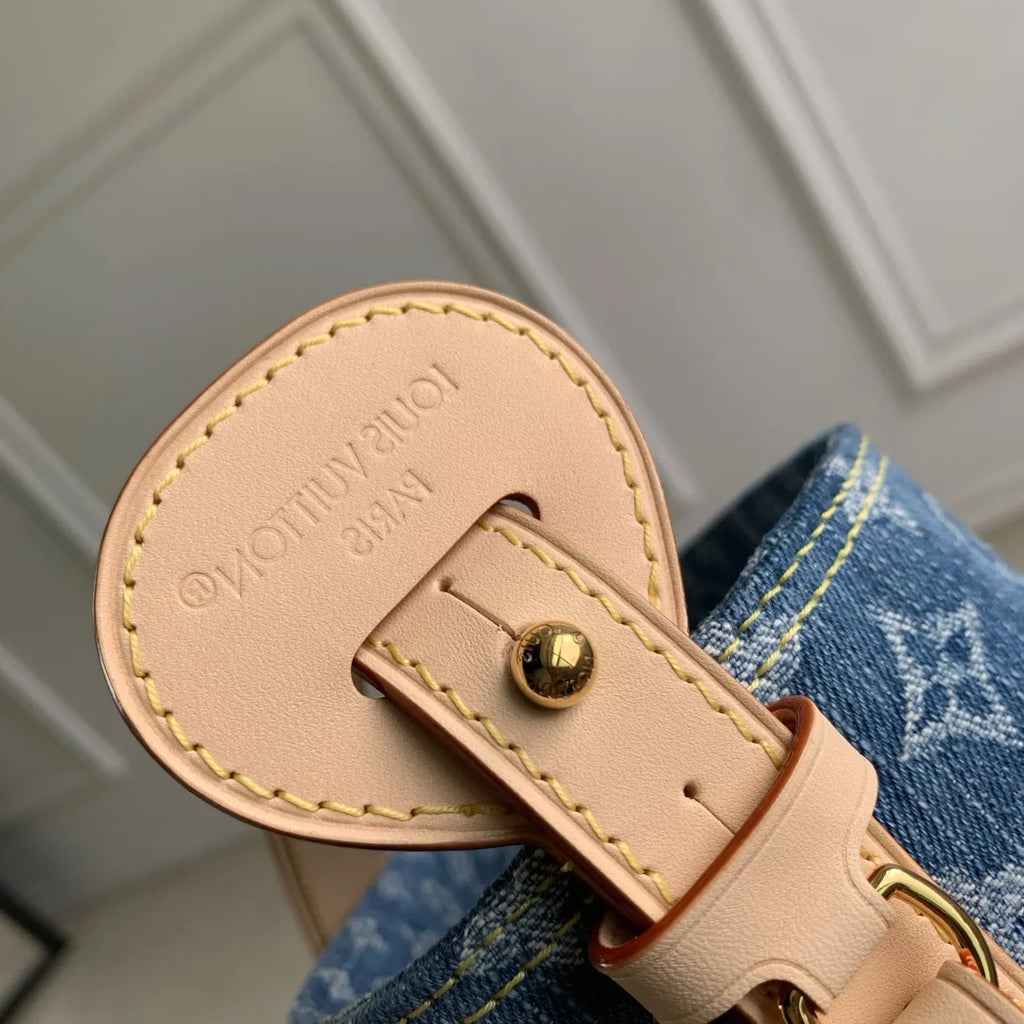 Louis Vuitton All In BB Bag, M28107 Blue Denim