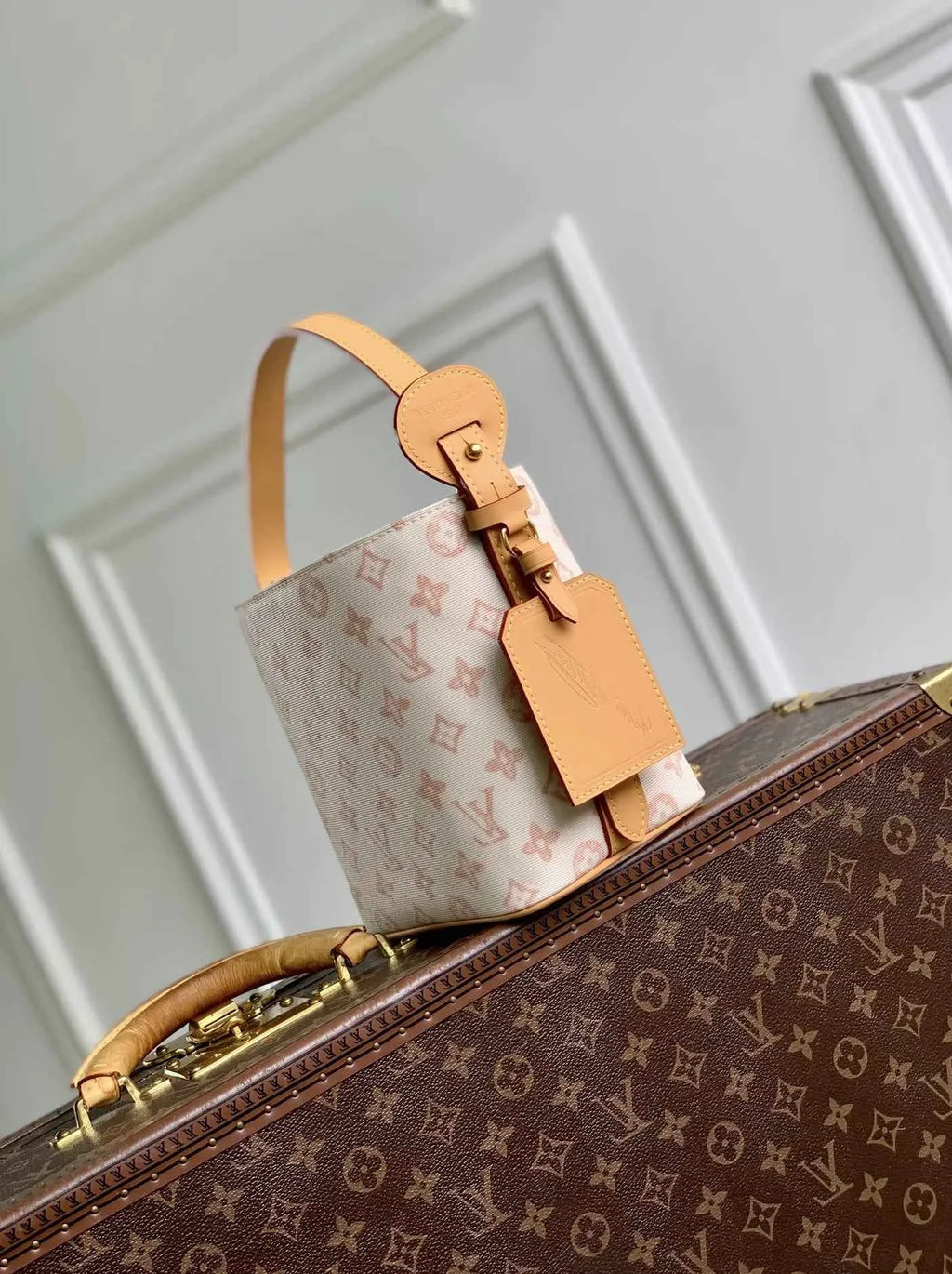 Louis Vuitton All In BB, M28335 Monogram Origine Lin Coated canvas