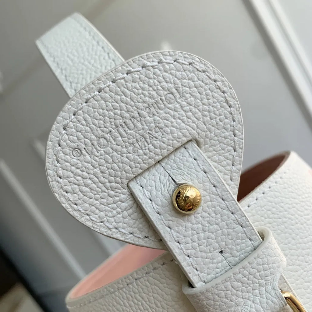 Louis Vuitton All In BB, M28315 Milky White Peach Cowhide leather