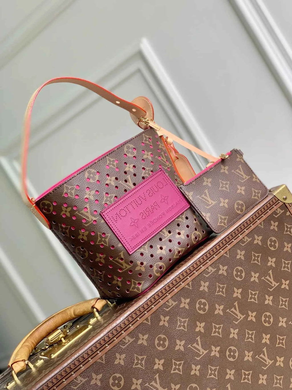 Louis Vuitton All In BB, M29075 Pop Crush Monogram coated canvas