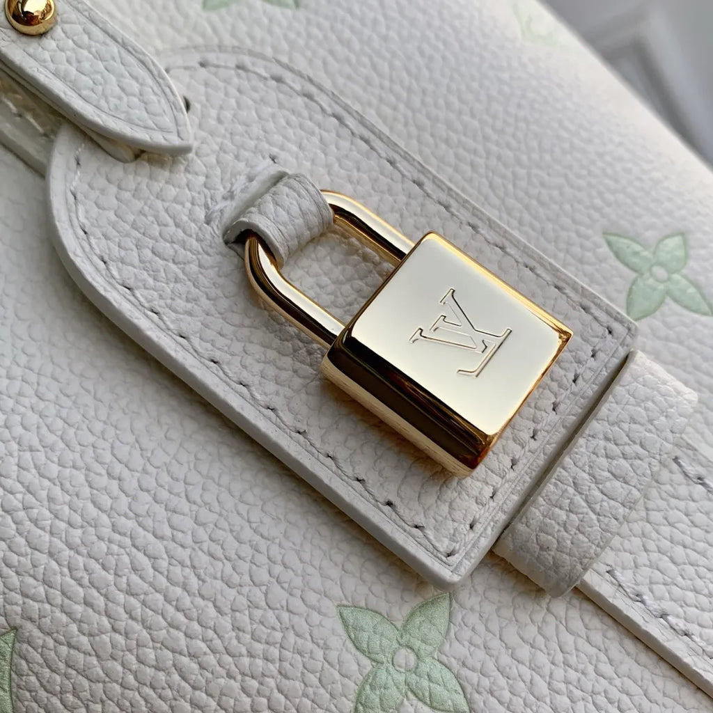 Louis Vuitton All In BB, M27570 Milky White Green Cowhide leather