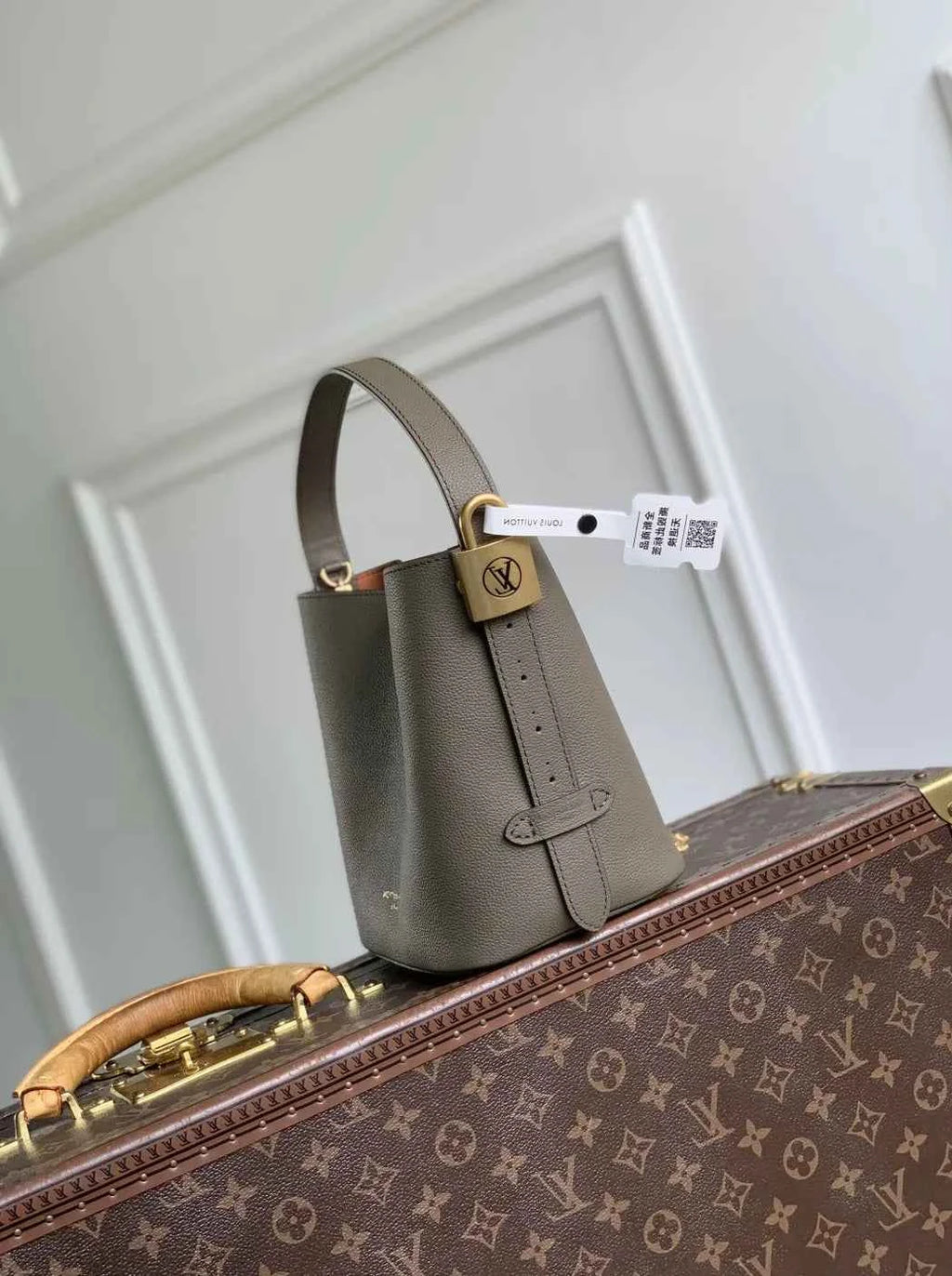 Louis Vuitton Low Key All In BB, M25544 Smoke Calf leather