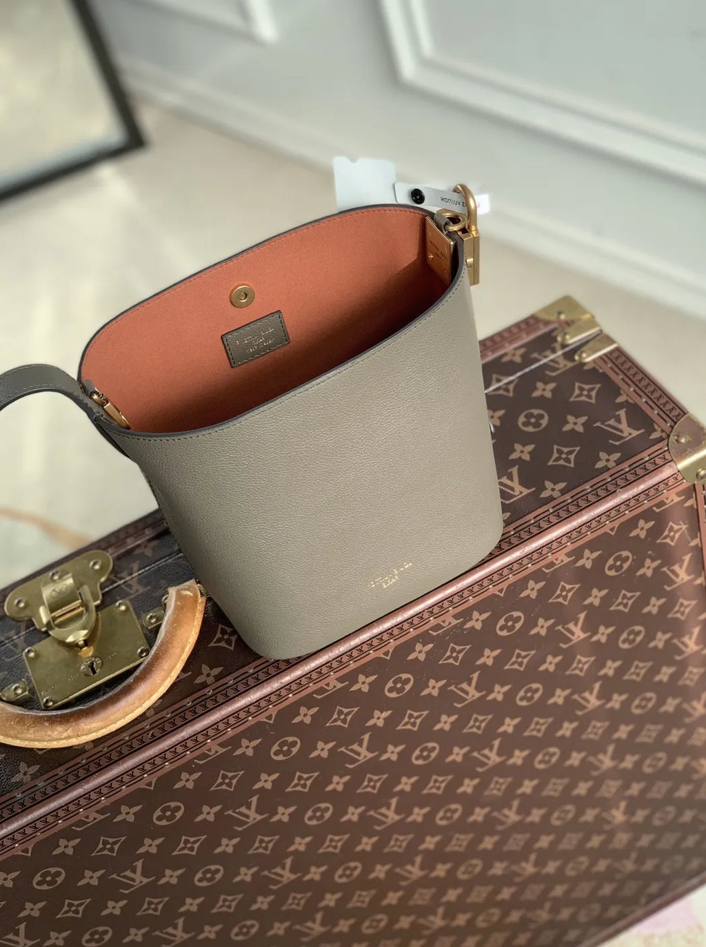 Louis Vuitton Low Key All In BB, M25544 Smoke Calf leather