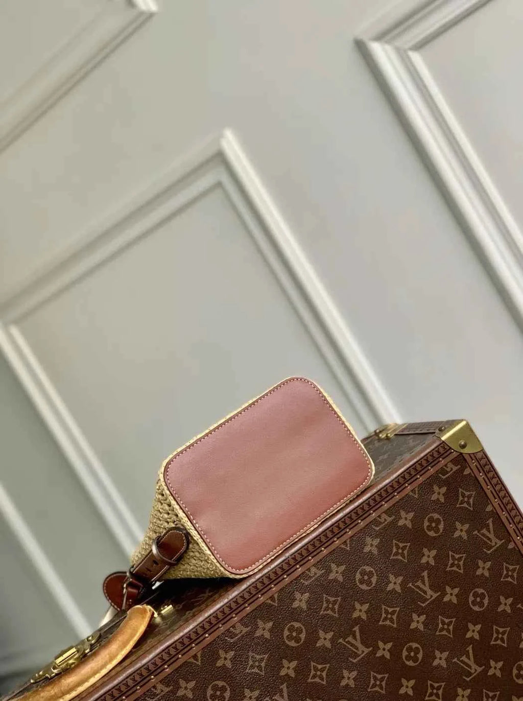 Louis Vuitton Low Key All In BB, M14217 Brown Raffia