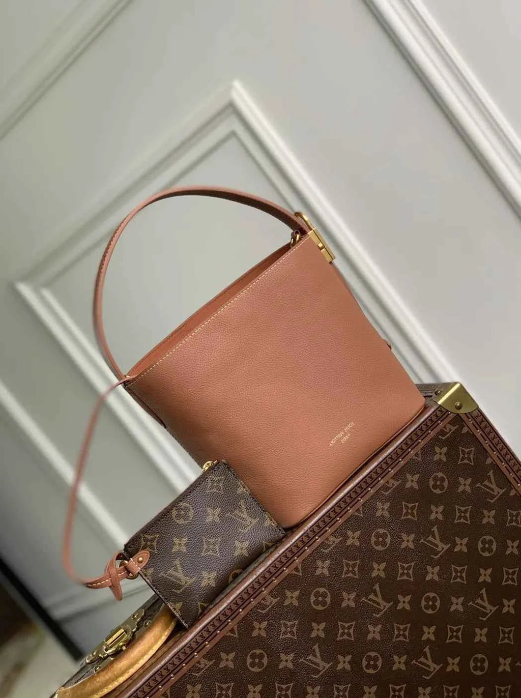 Louis Vuitton Low Key All In BB, M14416 Cognac Brown Calf leather