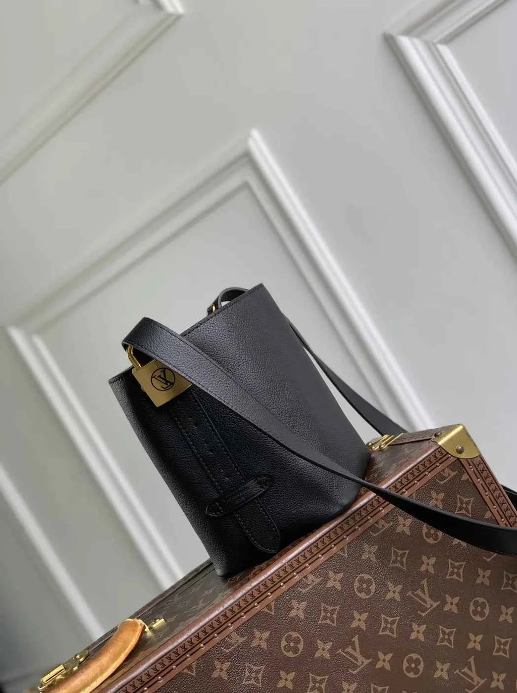 Louis Vuitton Low Key All In BB, M25543 Black Calf leather