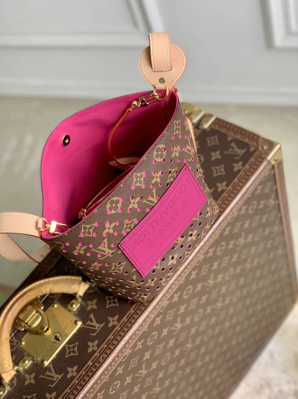 Louis Vuitton All In BB, M29075 Pop Crush Monogram coated canvas
