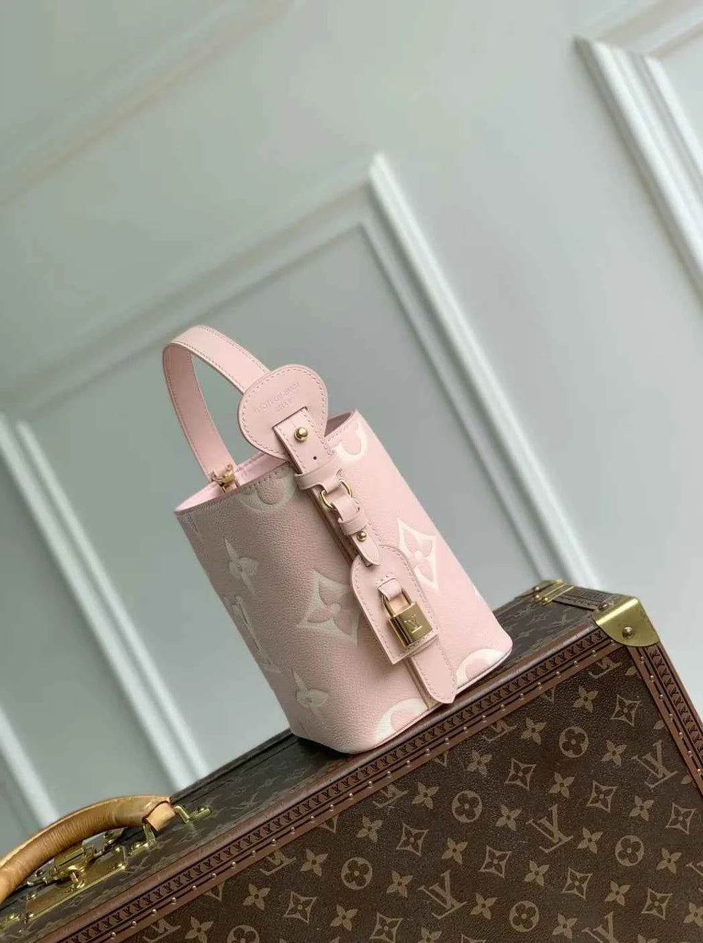 Louis Vuitton All In BB, M14356 Pink Leather