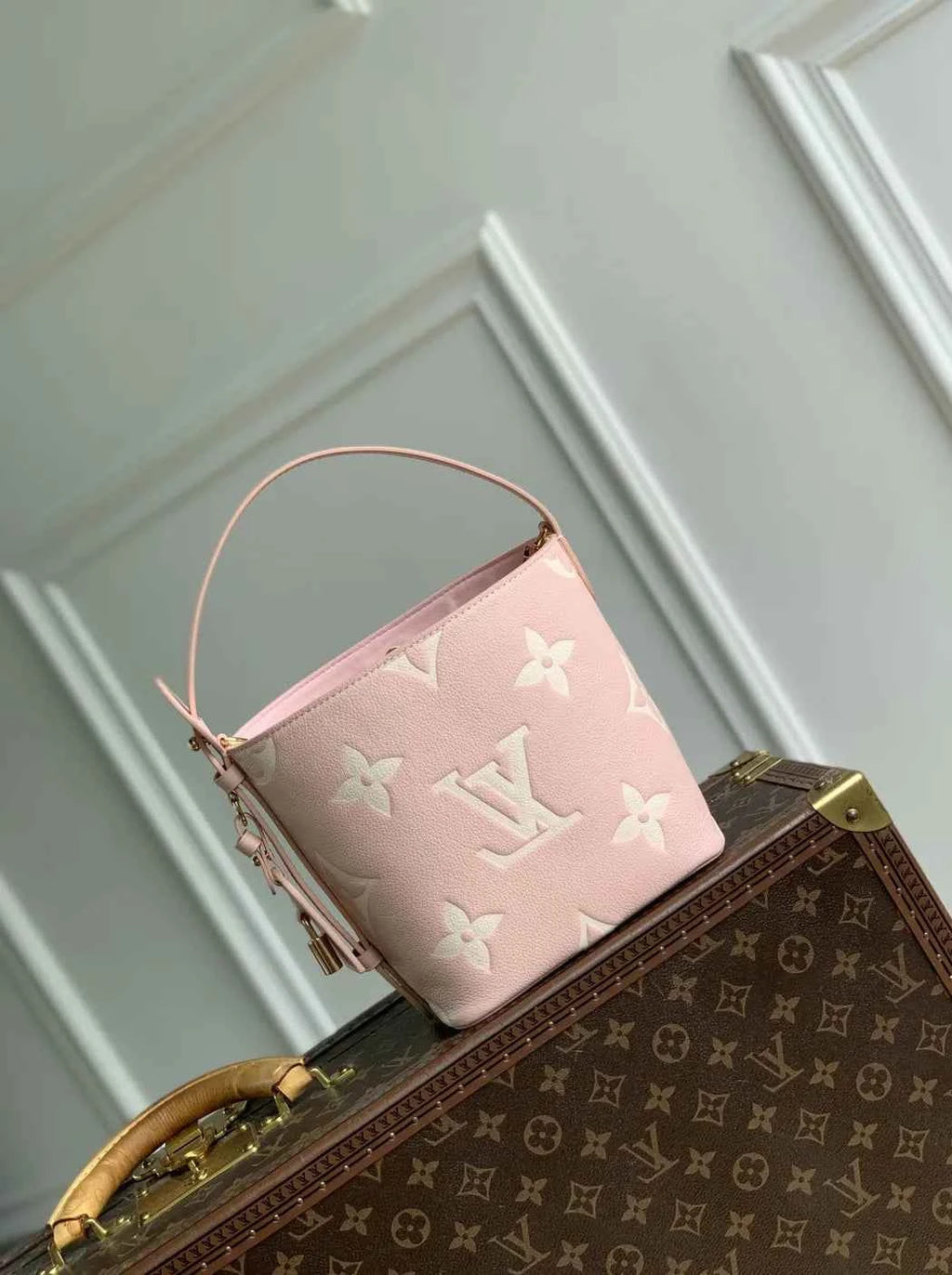 Louis Vuitton All In BB, M14356 Pink Leather