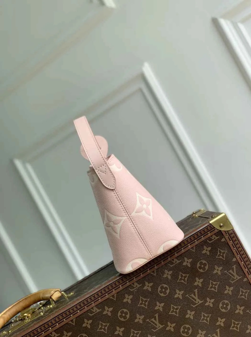 Louis Vuitton All In BB, M14356 Pink Leather