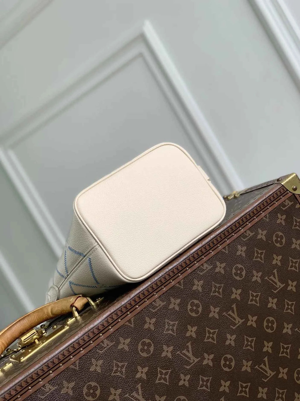 Louis Vuitton All In BB Bag, M28910 Quartz Couture Cowhide leather