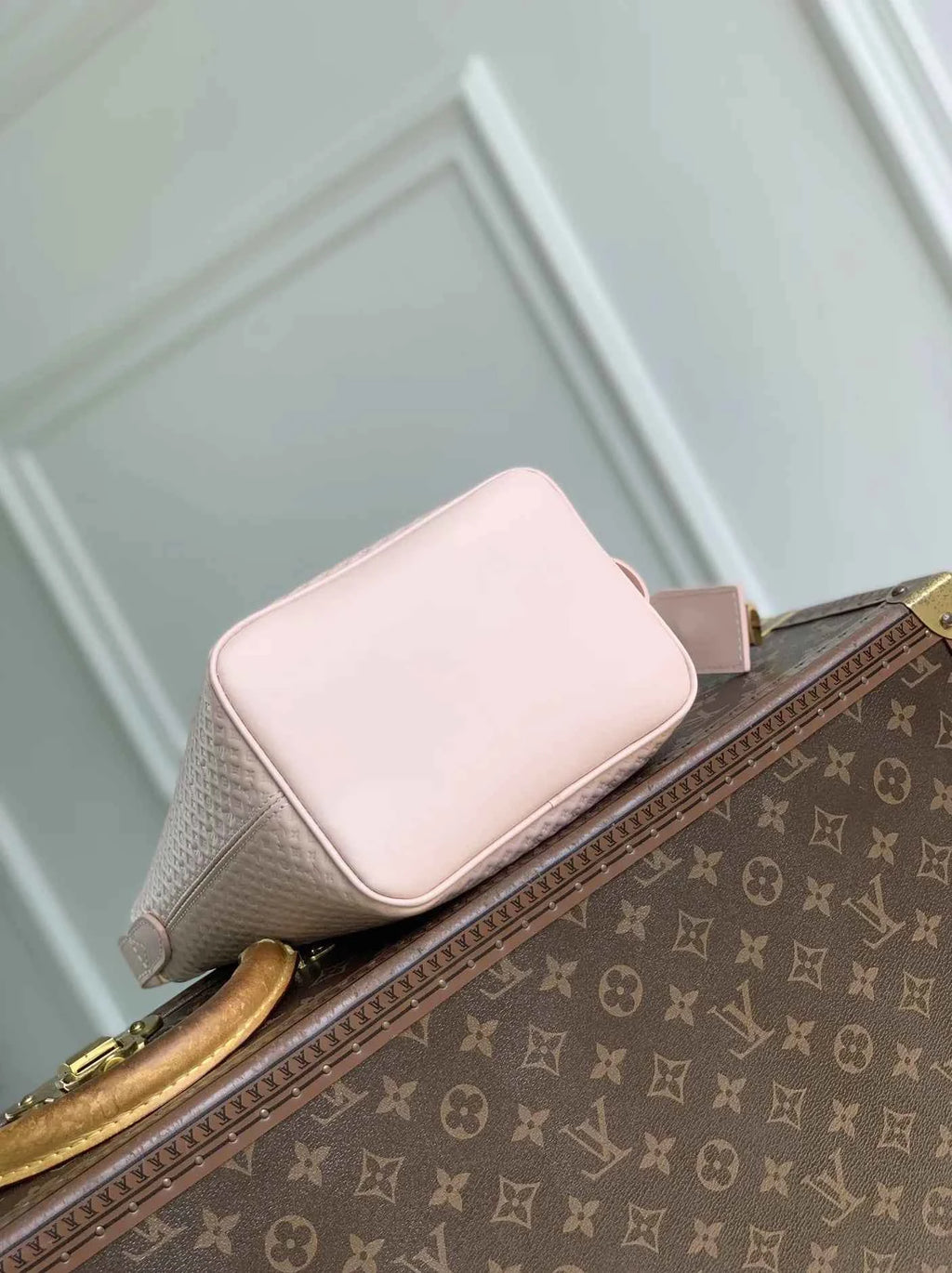 Louis Vuitton All In BB Bag, M28886 Light Bliss Calfskin leather