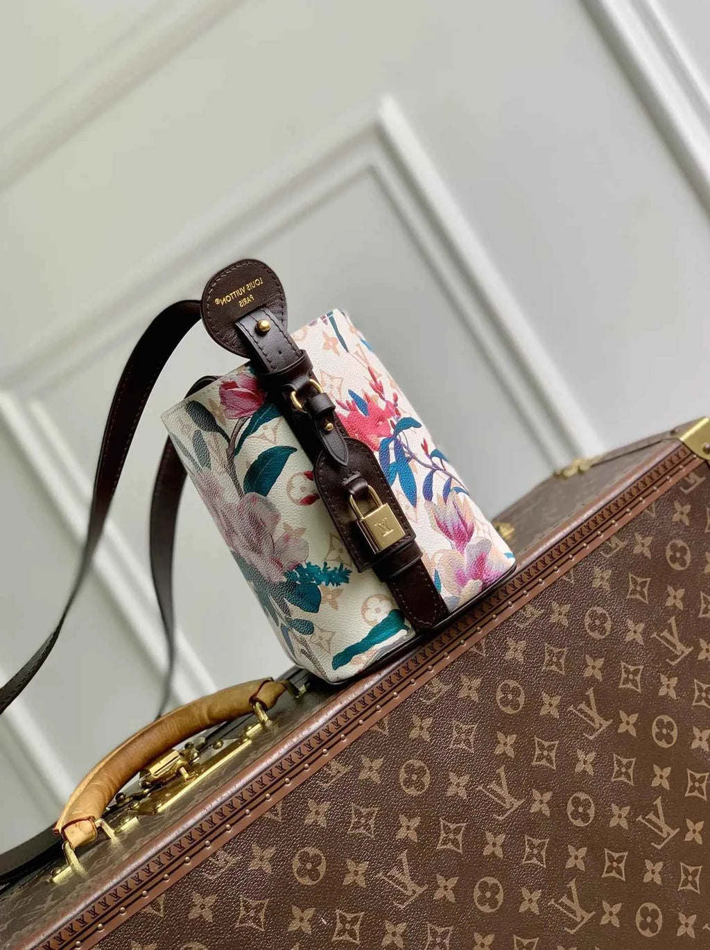 Louis Vuitton All In BB Bag, M29067 Monogram Dune Coated canvas