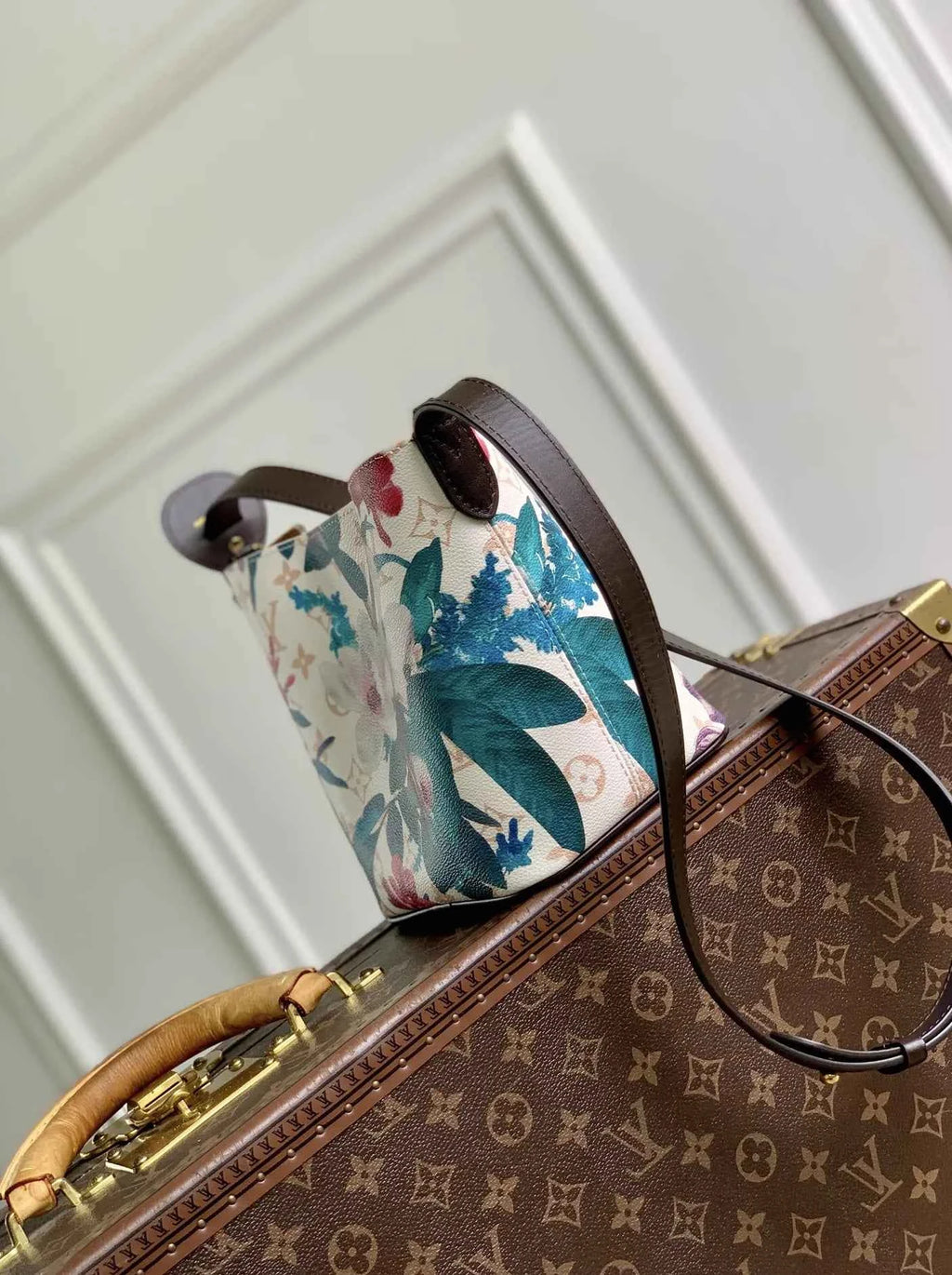 Louis Vuitton All In BB Bag, M29067 Monogram Dune Coated canvas